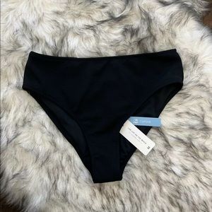 Cupshe hipster black bikini bottoms size medium brand new with tags BOTTOMS ONLY